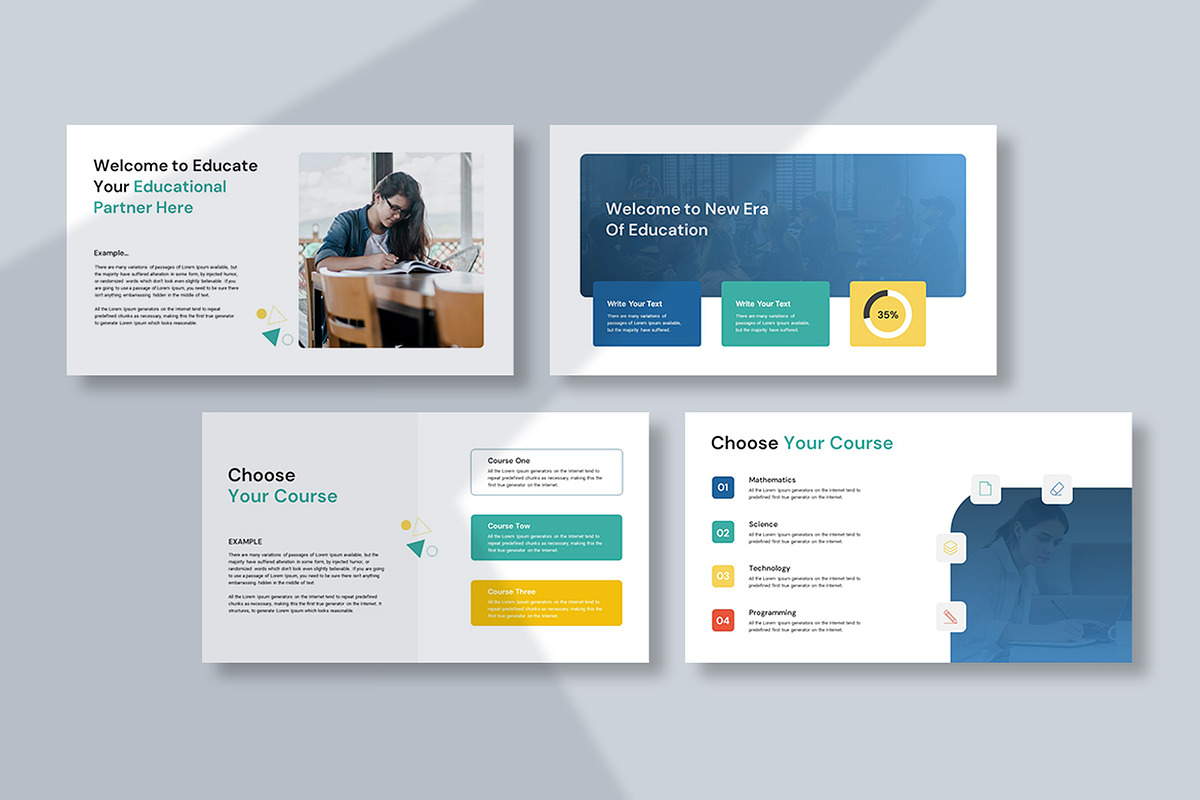 Education Presentation Template, a Presentation Template by Slide_Genius1 (Photo 4 of 6)