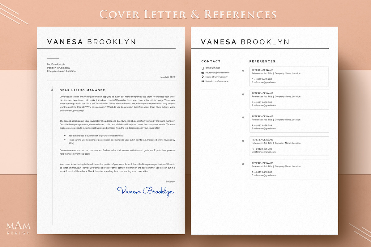 Resume Template with photo preview 4