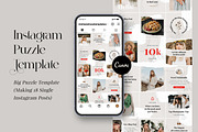 Instagram Puzzle Template in CANVA, a Social Media Template by RWstudio (Thumbnail 1 of 8)