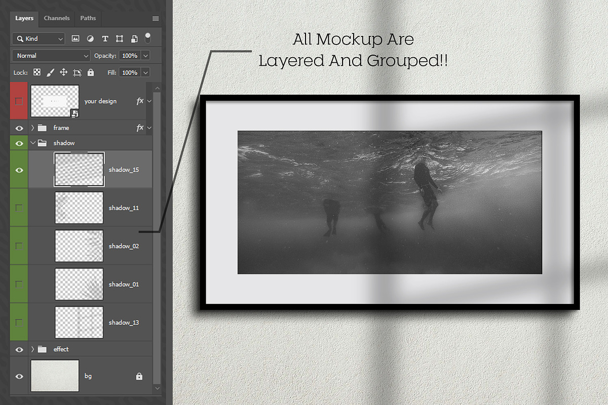 Frame Mockup #01, a Household Mockup by alexandeerco (Photo 4 of 6)