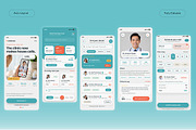 Telemedicine Mobile App UI Kit, an UI Kit Template by Pitchlook.Studio (Thumbnail 2 of 3)