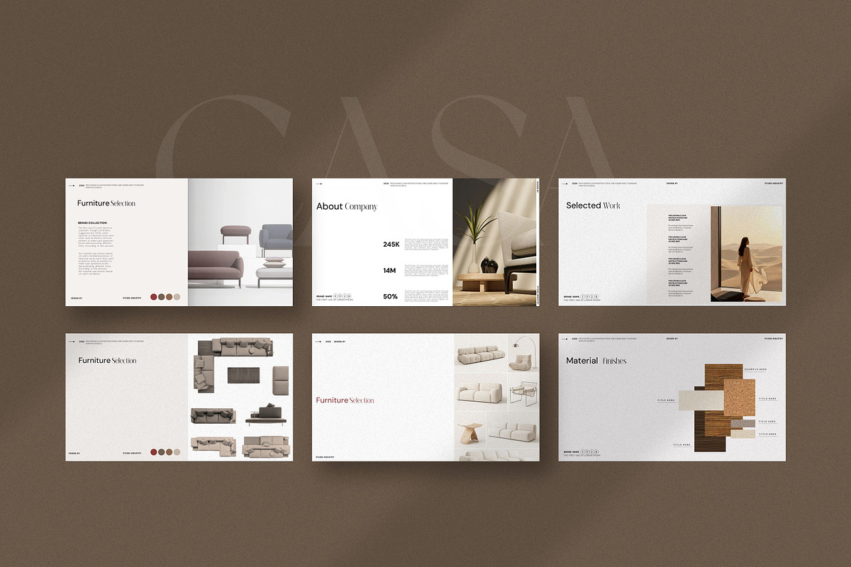CASA | Interior Design Presentation, a Presentation Template by Studio ...
