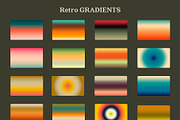 RETRO SET Effects Brushes Gradients, a Brush Add-On by Alexiva (Thumbnail 2 of 10)