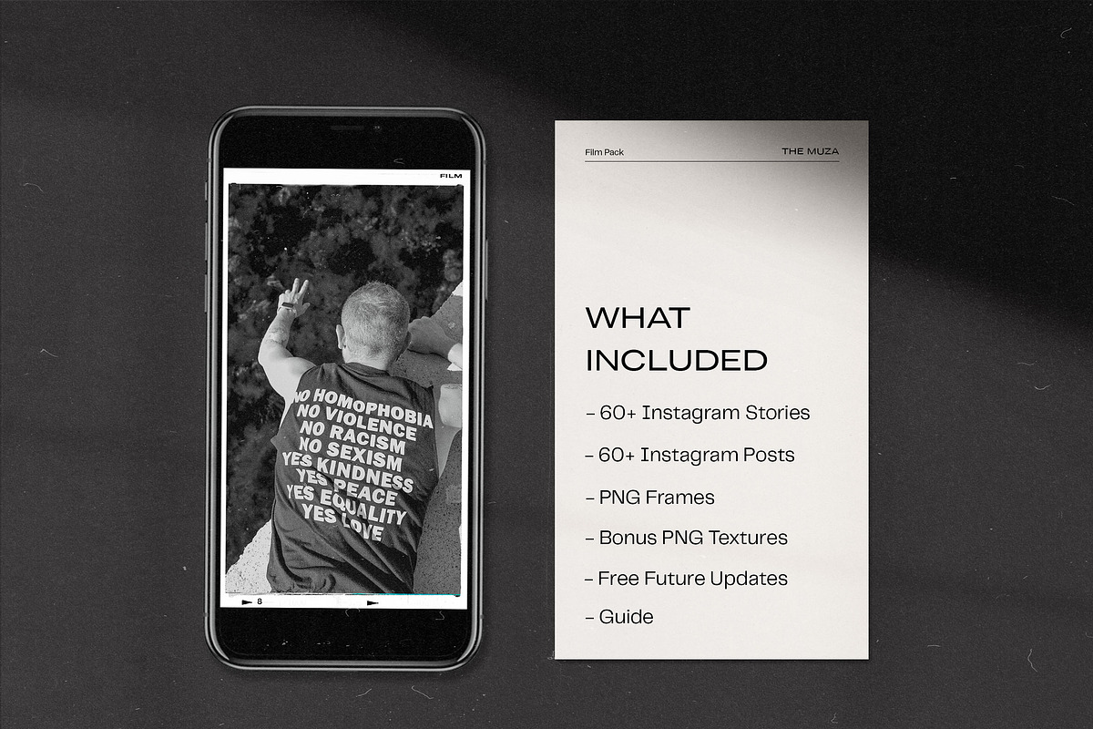 120 + Film Frames & Instant Template, a Social Media Template by The Muza (Photo 3 of 11)