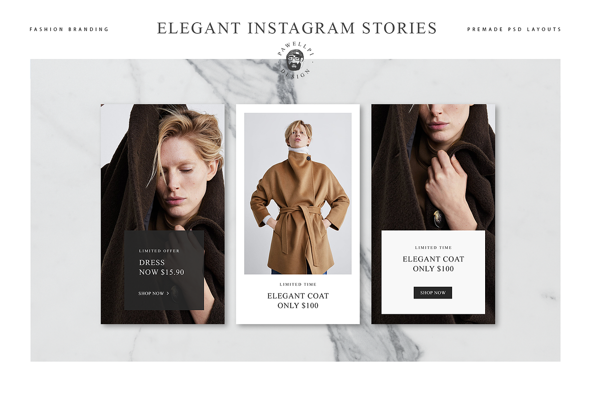 ELEGANT INSTAGRAM STORIES, a Social Media Template by pawellpi (Photo 12 of 26)
