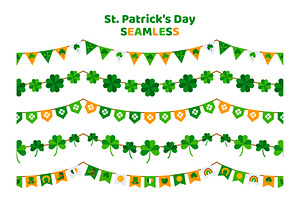 Patricks Day Seamless Border