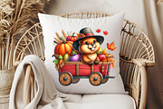 Watercolor Autumn Cute Beaver, an Illustration by Pixels.Craft (Thumbnail 5 of 7)