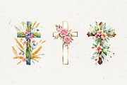 Watercolor Easter Clip Art II, a Seasonal Illustration by Patterns for Dessert (Thumbnail 6 of 6)