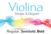 Violina Font Family, a Sans Serif Font by Royaltype (Thumbnail 1 of 5)