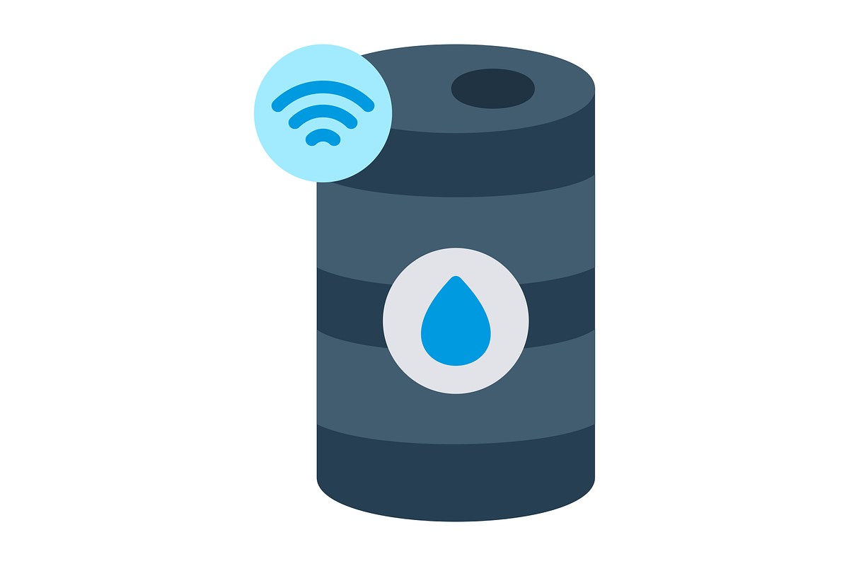 Oil Barrel Flat Icon, an Icon by Pexelpy