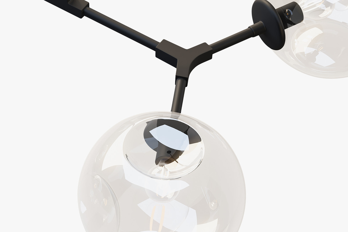 Joybird Atlas Chandelier, a Light 3D Model by 3dmitruk (Photo 7 of 10)
