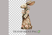 Floral Nursery Animals Clipart, a Decorative Illustration by Nicole Branger Art (Thumbnail 2 of 19)