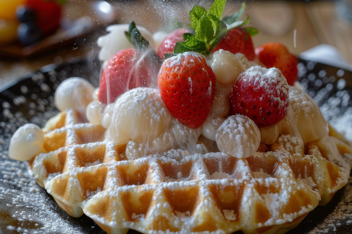Waffles - 34 images, a Food & Drink Photo by Handmadefont (Photo 4 of 13)