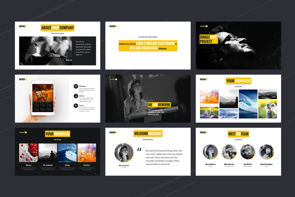 Rework Google Presentation, a Presentation Template by Rework (Photo 2 of 13)