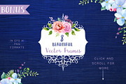 Watercolour Leaves and Floral Kit, a Texture Illustration by Maria Zebroff (Thumbnail 10 of 11)
