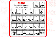 Vine Doodles - Dingbats Font, a Symbol Font by WADLEN (Thumbnail 3 of 7)
