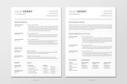 Resume Template / CV, a Resume Template by Creatune (Thumbnail 2 of 6)