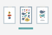 Big sea adventure - watercolor set, an Animal Illustration by Cute And Wild (Thumbnail 5 of 7)