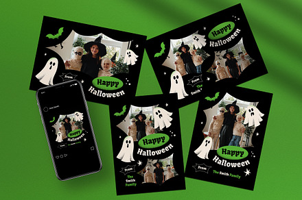 Happy Halloween Flyer Set, a Card Template by graphicook
