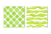 Lime Green Seamless Patterns, an Illustration by Dream Creation (Thumbnail 5 of 5)
