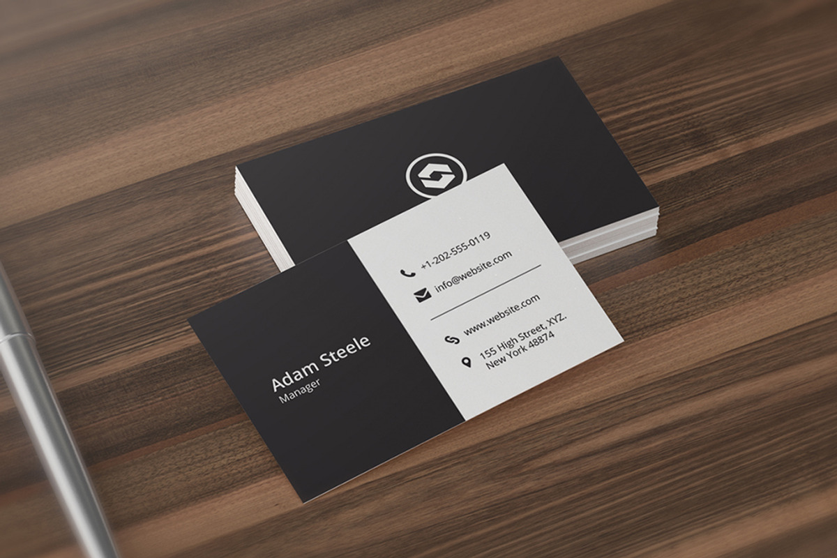 Minimal Business Card Template, a Business Card Template by Arslan (Photo 1 of 3)
