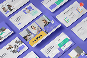 HR - Human Resources PowerPoint, a Presentation Template by Pixslides