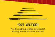 WIZARD Vector Wands, an Object Illustration by SUH-NY (Thumbnail 2 of 5)