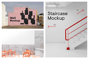 Wall Advertising Mockups Vol.2