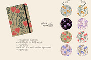 Daisy flowers seamless patterns, a Pattern Graphic by lilovwishes (Thumbnail 2 of 3)