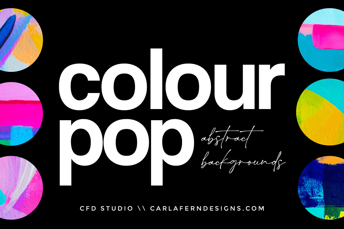 Colour POP Abstract Backgrounds, a Texture Graphic by Carla Fern Designs (Photo 11 of 11)