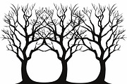 8 Tree Silhouette Vector Bundle, an Illustration by Designs_River (Thumbnail 3 of 9)