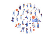 Business people vector bundle, a Person Illustration by Vector_Art (Thumbnail 9 of 18)