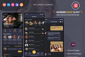 Barber & Salon UI Kit