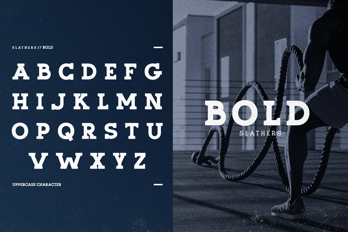 Slathers - Ligature Slab Serif, a Slab Serif Font by Bale Type (Photo 4 of 10)