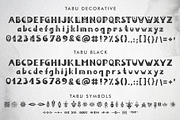 Tabu - Tribal Font Family, a Sans Serif Font by Struvictory.art (Thumbnail 4 of 9)