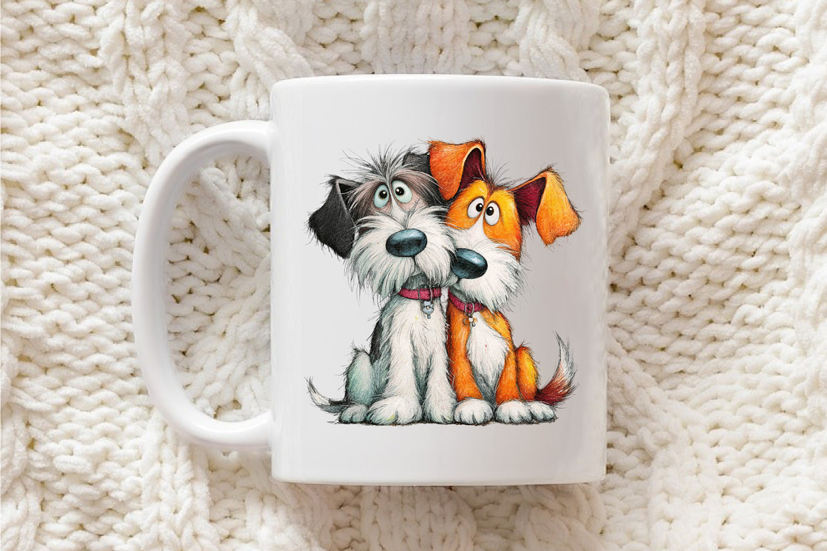 Valentine Dog Best Friend Clipart, an Illustration by OK Design (Photo 6 of 6)