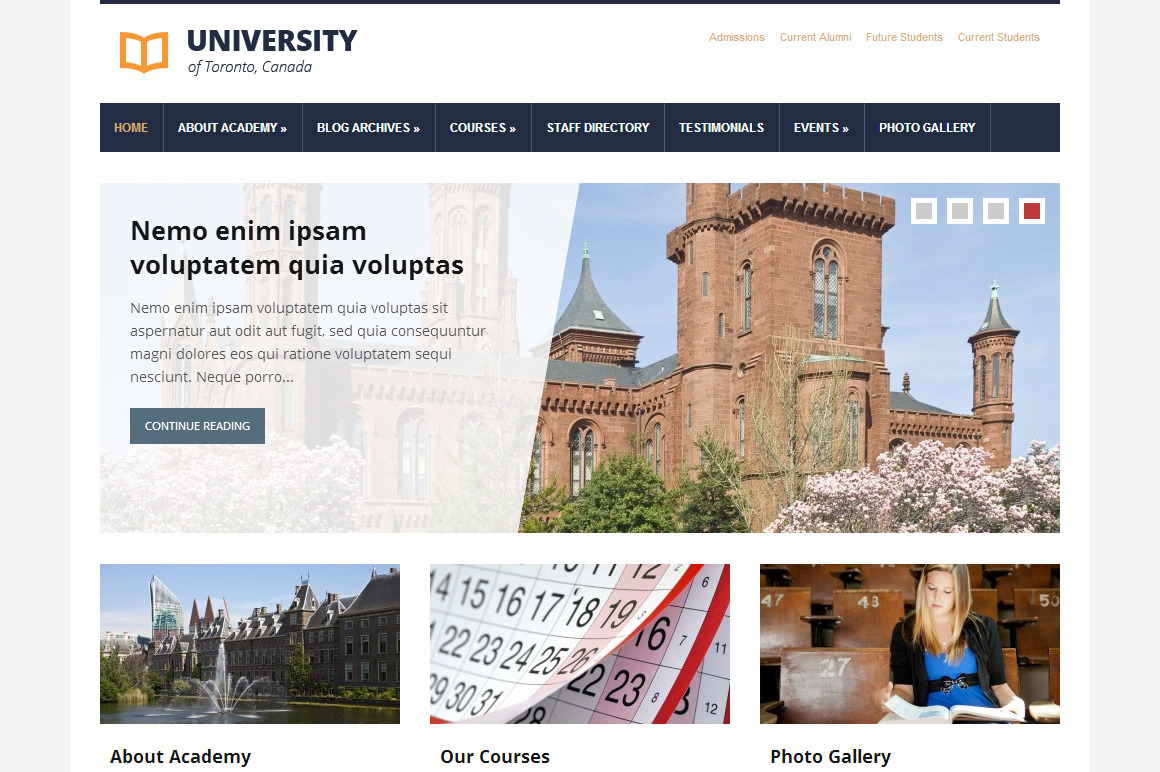 Lectura Theme A Wordpress Template By Academiathemes