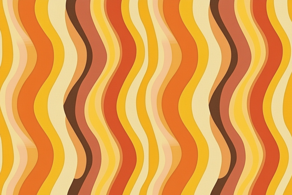 Retro Waves Pattern