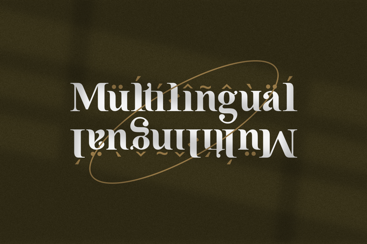 Hugio Modern Display Logo Serif, a Serif Font by RockboyStd (Photo 11 of 12)