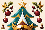 Festive Elf & Tree Sticker Pack, an Illustration by ETARA by Mea Hau (Thumbnail 6 of 6)