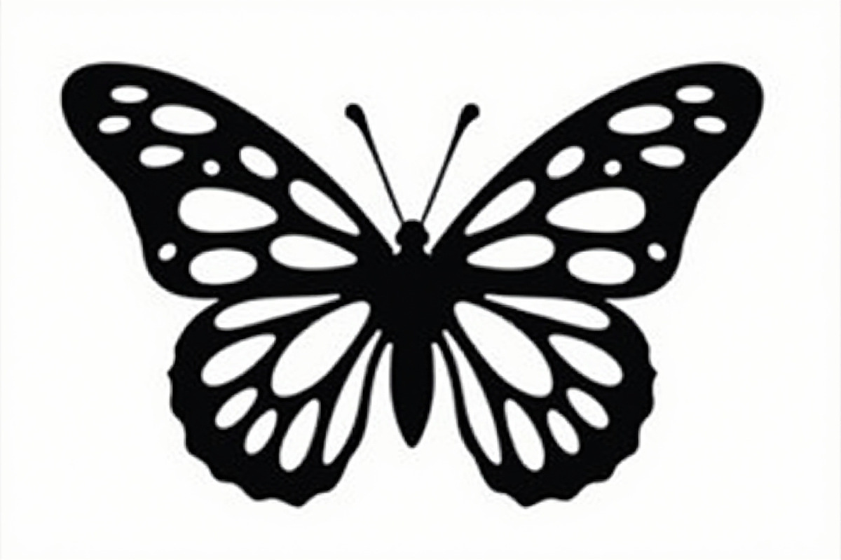 butterfly laser cut design, an Illustration by Creativeshirt (Photo 5 of 13)