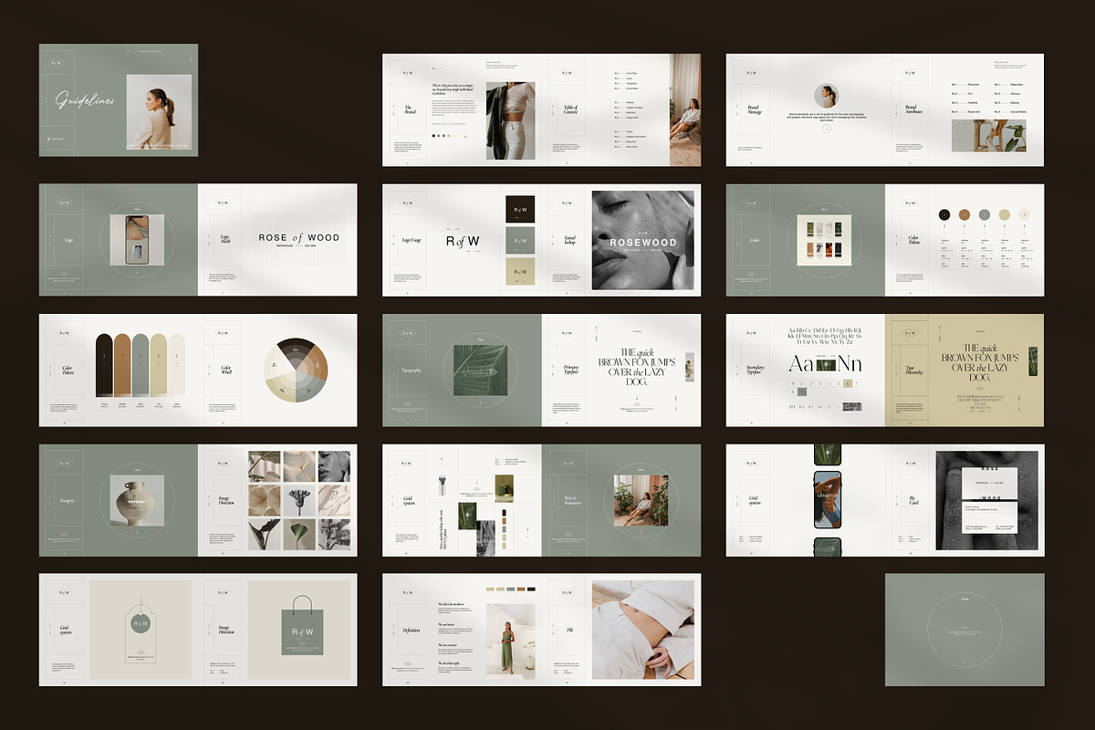 Auburn – Brand Guidelines, a Brochure Template by S A N D Y (Photo 12 of 13)