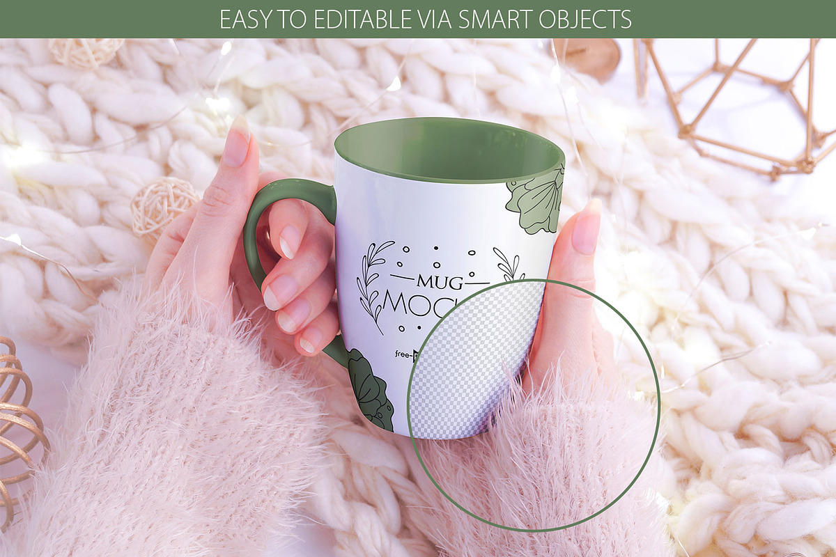 9 Mug Mockups, a Cups & Container Mockup by Free-PSD-Templates (Photo 4 of 5)