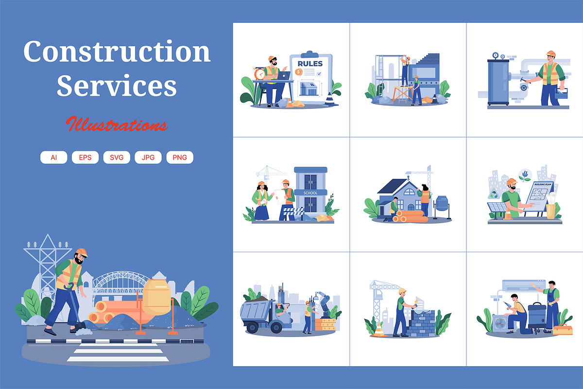 M735_Construction Services_Part 02, a Work Illustration by hoangpts (Photo 1 of 11)