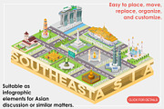 Isometric Landmark of Southeast Asia, an Object Illustration by Hellas Fellas Studio (Thumbnail 3 of 5)