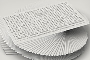Word Search Business Card, a Business Card Template by Marvel (Thumbnail 2 of 6)