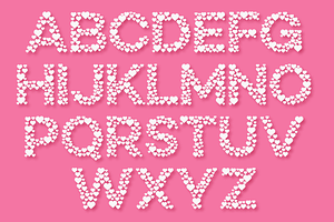 Countless Hearts Love Font