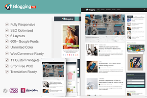 VT Blogging Pro WordPress Theme