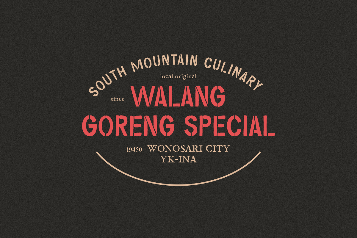 Gripstone Stencil - Vintage Font Duo, a Sans Serif Font by Martype Co (Photo 3 of 9)