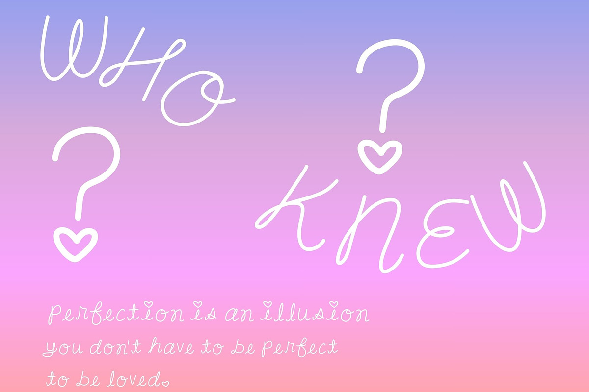 Girly Suburban School Notes, a Handwritten Font by Eryn Rose Design (Photo 5 of 14)